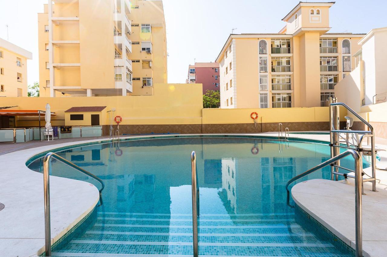Ver853 - Estudio Con Terraza Vistas Al Mar, Piscina, Playa, Centro Torremolinos Exterior foto